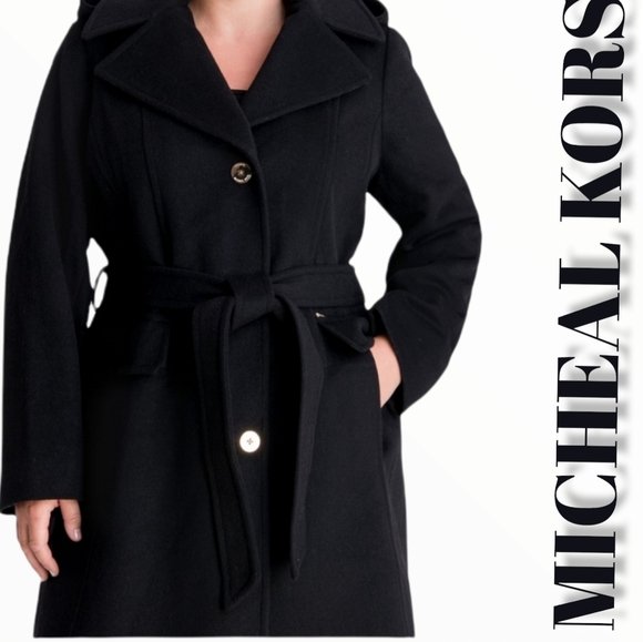 Michael Kors Jackets & Blazers - ❤HOST PIC❤Micheal Kors Hooded Wool Coat